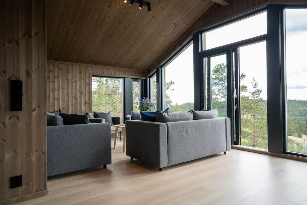 New, Modern, Cosy Hut Close To Norefjell Ski & Spa Noresund Exterior foto